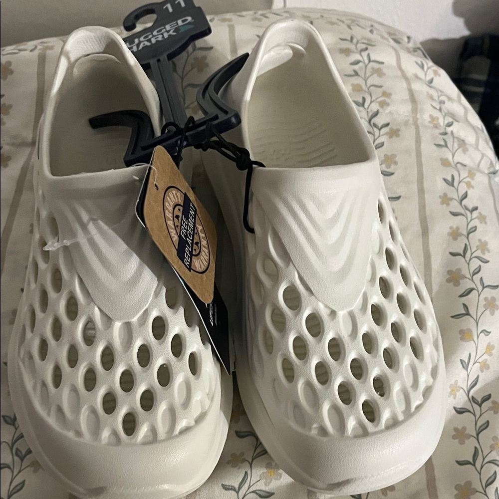 Kids White Slip-On Shoes
